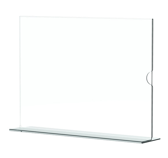 Parrot Menu Holder Acrylic Double Sided A4 Landscape - Box 5 - image 01