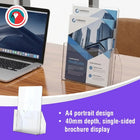 Parrot Menu Holder Acrylic Table Brochure Holder A4 - Box 5 - image 02