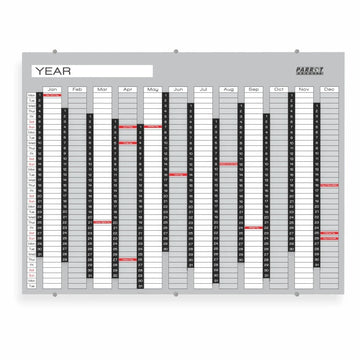 Parrot Year Planner Glass Non Magnetic 1200x900mm - image 01