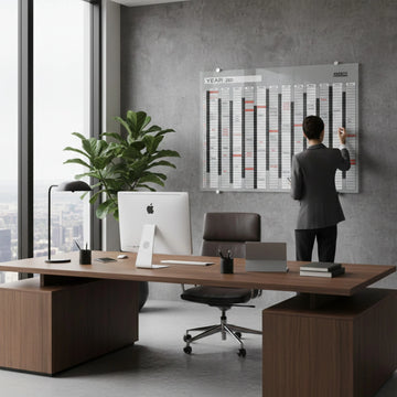 Parrot Year Planner Glass Non Magnetic 1200x900mm - image 02