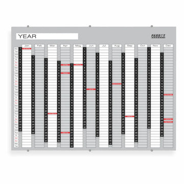 Parrot Year Planner Glass Non Magnetic 1200x900mm - image 01