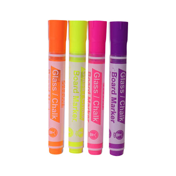 Parrot Marker Glass/Chalkboard Pouch 4 (Pink, Purple, Orange, Yellow) - image 02