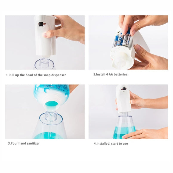 Parrot Gel/Soap Dispenser 500ml Desktop Auto - image 04