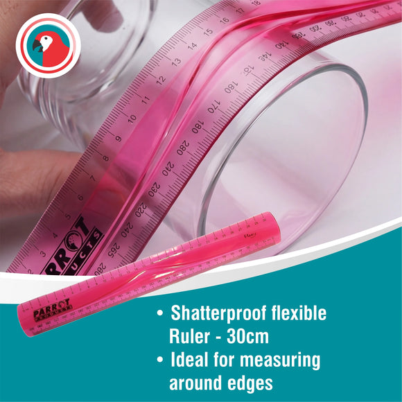 Parrot Flexible Ruler 30cm Pink - image 04