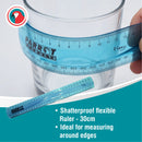 Parrot Flexible Ruler 30cm Blue - image 01