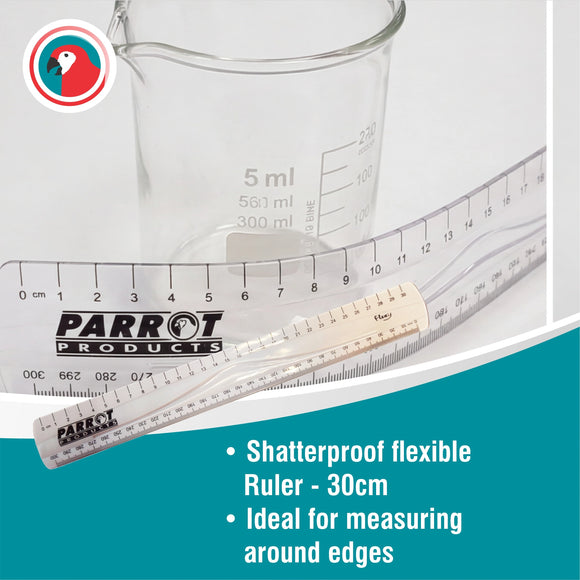 Parrot Flexible Ruler 30cm Clear - image 02