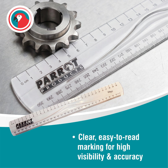 Parrot Flexible Ruler 30cm Clear - image 04