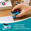 Parrot Stapler Plastic Mini Blue + Staples (1000X26/6) - image 05