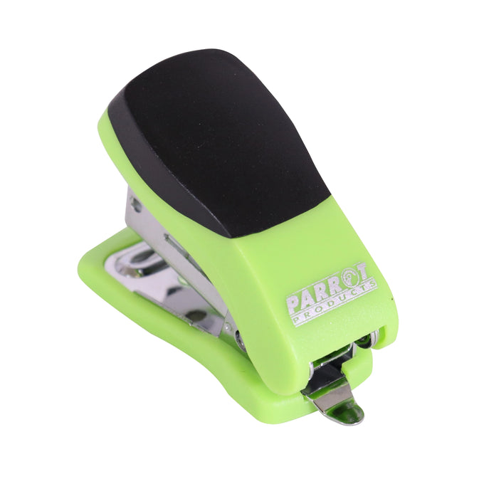 Parrot Stapler Plastic Mini Green + Staples (1000X26/6) - image 01