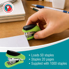Parrot Stapler Plastic Mini Green + Staples (1000X26/6) - image 07