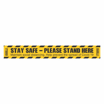 Parrot Covid19 – Social Distancing Floor Graphic 600X80mm Pack Of 10 - image 01
