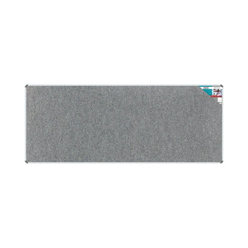 Parrot Bulletin Board Ribbed Alum Frame 3000x1200mm Laurel - image 01