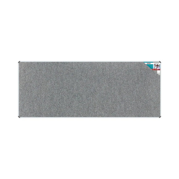 Parrot Bulletin Board Ribbed Alum Frame 3000x1200mm Laurel - image 01