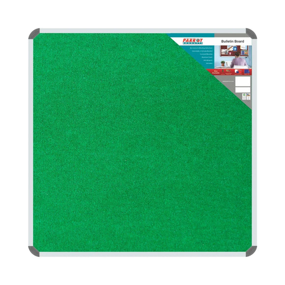 Parrot Bulletin Board Ribbed Alum Frame 1200x1200mm Palm - image 01