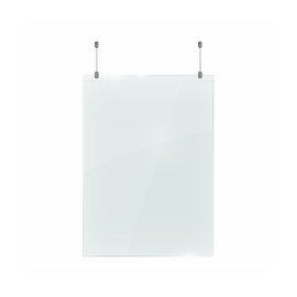 Image of Hanging Protective Screen 1220X900X2Mm Including Hanging Kit