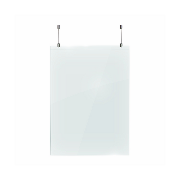 Image of Hanging Protective Screen 1220X900X2Mm Including Hanging Kit