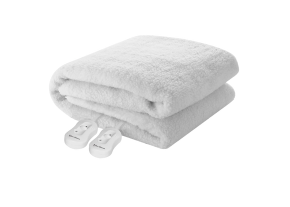 Image of  Pure Pleasure Electric Blanket  Fullfit Sherpa Fleece in Heating & Cooling,Heaters,Electric Blankets