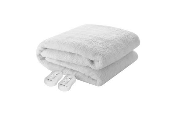 Image of  Pure Pleasure Electric Blanket Extra Length  Fullfit Sherpa Fleece in Heating & Cooling,Heaters,Electric Blankets