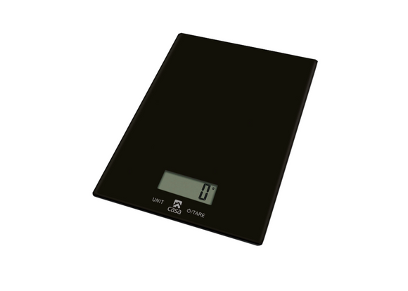 Image of  Casa Kitchen Scale Glass Nero inHome & Décor,Kitchenware,Kitchen Accessories