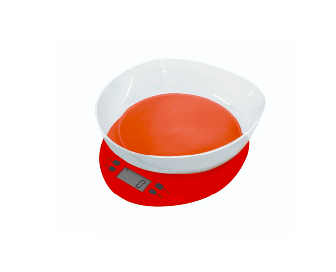 Image of  Casa Kitchen Scale Plastic Fresco Red inHome & Décor,Kitchenware,Kitchen Accessories
