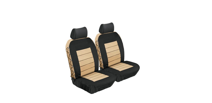 Image of  Stingray Ultimate Hd Fronts Black/Beige inTools,Automotive,Car Accessories,Seat Covers