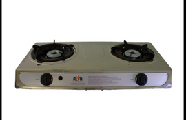 Image of  Alva 2Burner Stainless Steel Gas Stove inGarden & Outdoor,Camping,Camping Cooking