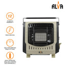 Alva Outdoor Free-Standing Butane Heater Beige-2