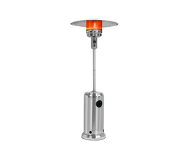 Image of  Alva Patio Gas Heater Split Pole Stainless Steel inHeating & Cooling,Heaters,Gas Heaters
