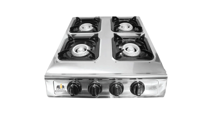 Image of  Alva 4Burner Stainless Steel Gas Stove inHome & Décor,Appliances,Electric Stoves, Ovens & Hobs