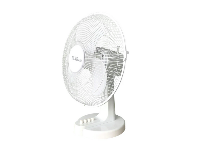 Image of  Alva Air 30Cm Plastic Desk Fan White 35W inHeating & Cooling,Fans,Ac Powered