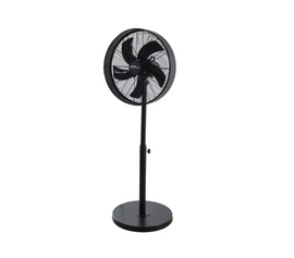 Image of  Alva Air 40Cm Drum Pedestal Fan Matt Black 50W inHeating & Cooling,Fans,Ac Powered