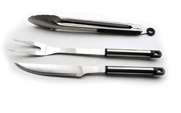 Alva 3PC Stainless Steel BBQ Tool Set