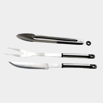 Alva 3PC Stainless Steel BBQ Tool Set - 0