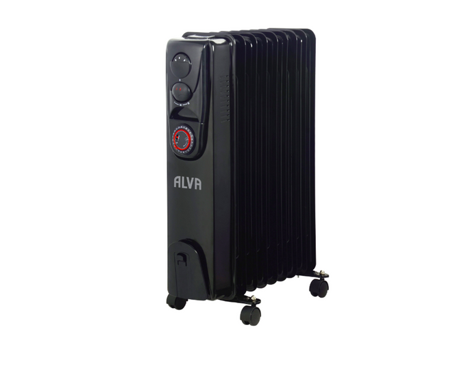 Image of  Alva 9 Fin 2000W Oil Heater-With Timer inHeating & Cooling,Heaters,Oil Heaters