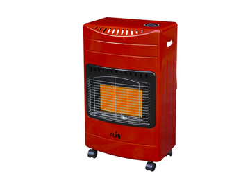 Image of  Alva 3 Panel Luxurious  Infrared Radiant Gas Heater  Red inHeating & Cooling,Heaters,Gas Heaters