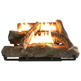 Alva Log Fireplace Gas Heater  (670Mm Wide) - 7Kg