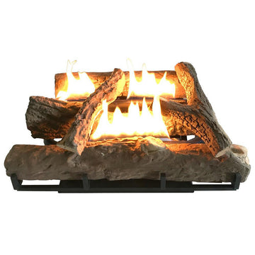 Alva Log Fireplace Gas Heater  (670Mm Wide) - 7Kg