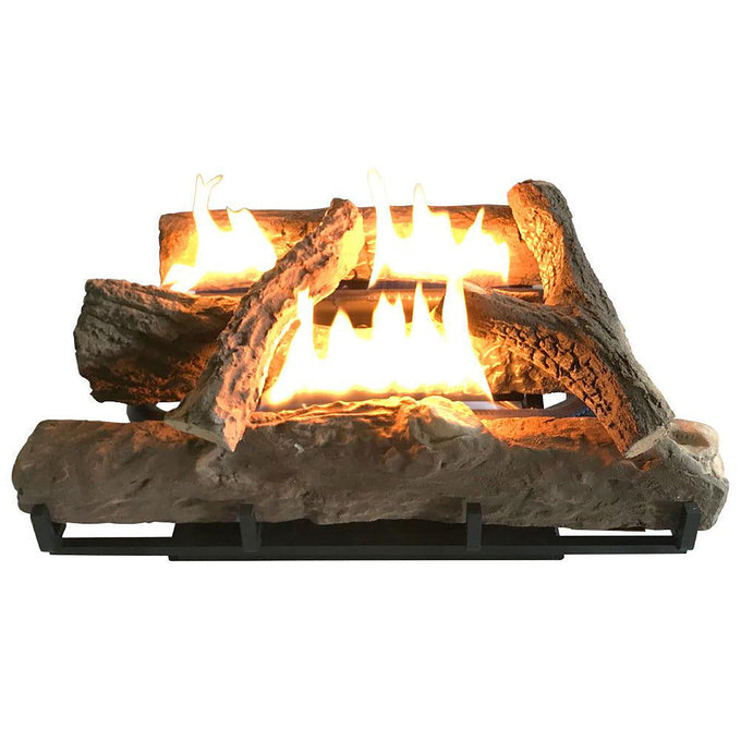 Alva Log Fireplace Gas Heater  (670Mm Wide) - 7Kg