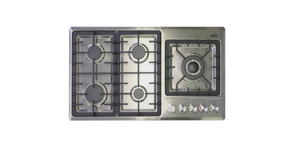 Image of  Alva 5 Burner Stainless Steel Gas Hob 90Cm inHome & Décor,Appliances,Electric Stoves, Ovens & Hobs