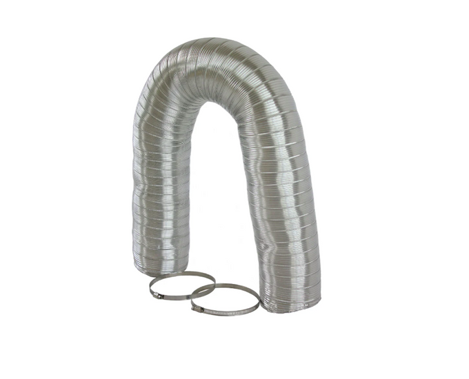 Alva Flue Pipe 130Mm, Extendable Length 600-1500Mm
