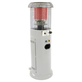 Alva Short Stand Patio Gas Heater - Cement Grey