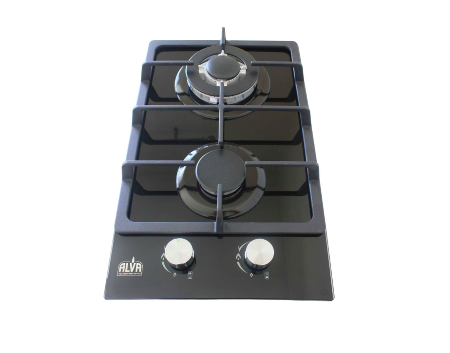 Image of  Alva 2 Burner Glass Hob -30Cm inHome & Décor,Appliances,Electric Stoves, Ovens & Hobs
