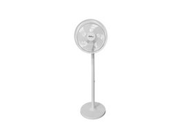 Image of  Alva Air 30Cm Rechargeable Pedestal Fan White 15W inHeating & Cooling,Fans,Cordless