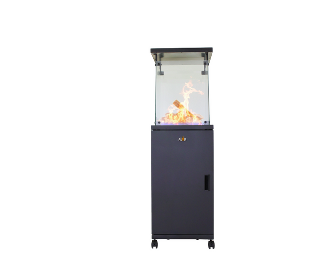 Image of  Alva Gas Patio Heater Short Stand Log Heater inHeating & Cooling,Heaters,Gas Heaters