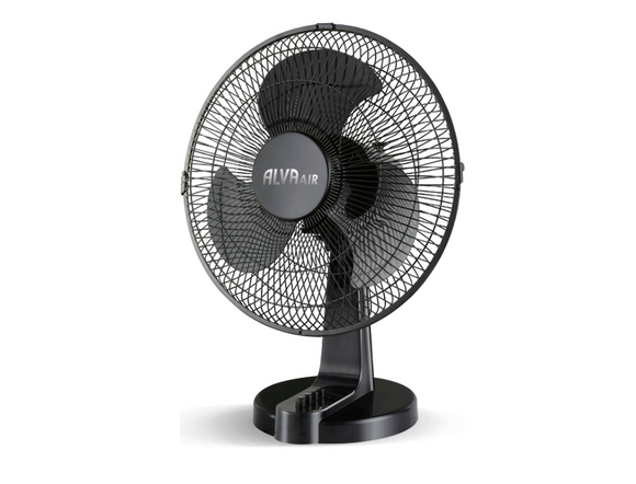 Image of  Alva Air 40Cm Plastic Desk Fan Black 45W inHeating & Cooling,Fans,Ac Powered