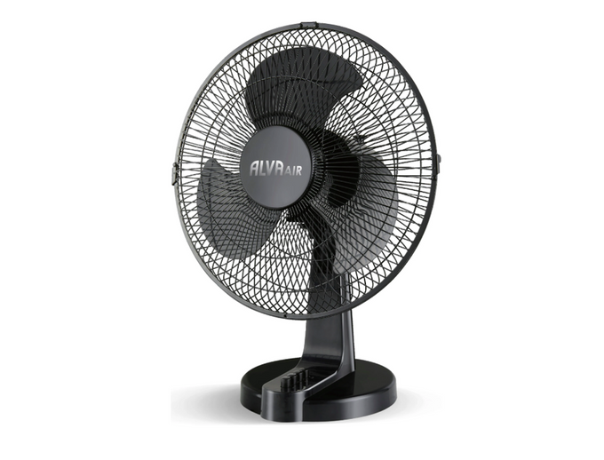 Image of  Alva Air 40Cm Plastic Desk Fan Black 45W inHeating & Cooling,Fans,Ac Powered