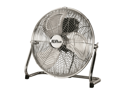 Image of  Alva Air 50Cm High Velocity Floor Fanchrome 130W inHeating & Cooling,Fans,Ac Powered