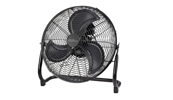 Image of  Alva Air 50Cm High Velocity Floor Fan Black 130W inHeating & Cooling,Fans,Ac Powered