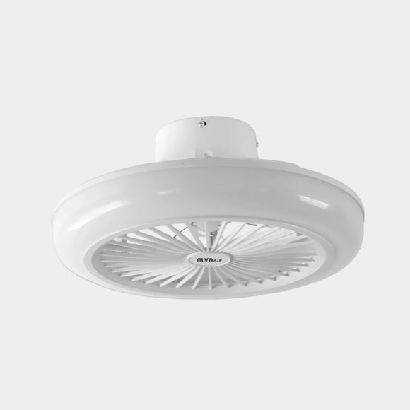 Alva 50cm Led Light / Ceiling Fan W Remote (White)