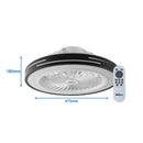Alva 50cm Led Light / Ceiling Fan W Remote (Black)-4